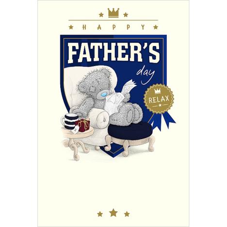 Relaxing Bear Me To You Bear Father Day Card